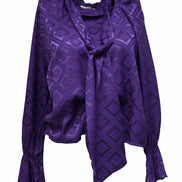 Camasă mov elegantă cu croi lejer - OK Lux. All rights reserved. - Shirts -