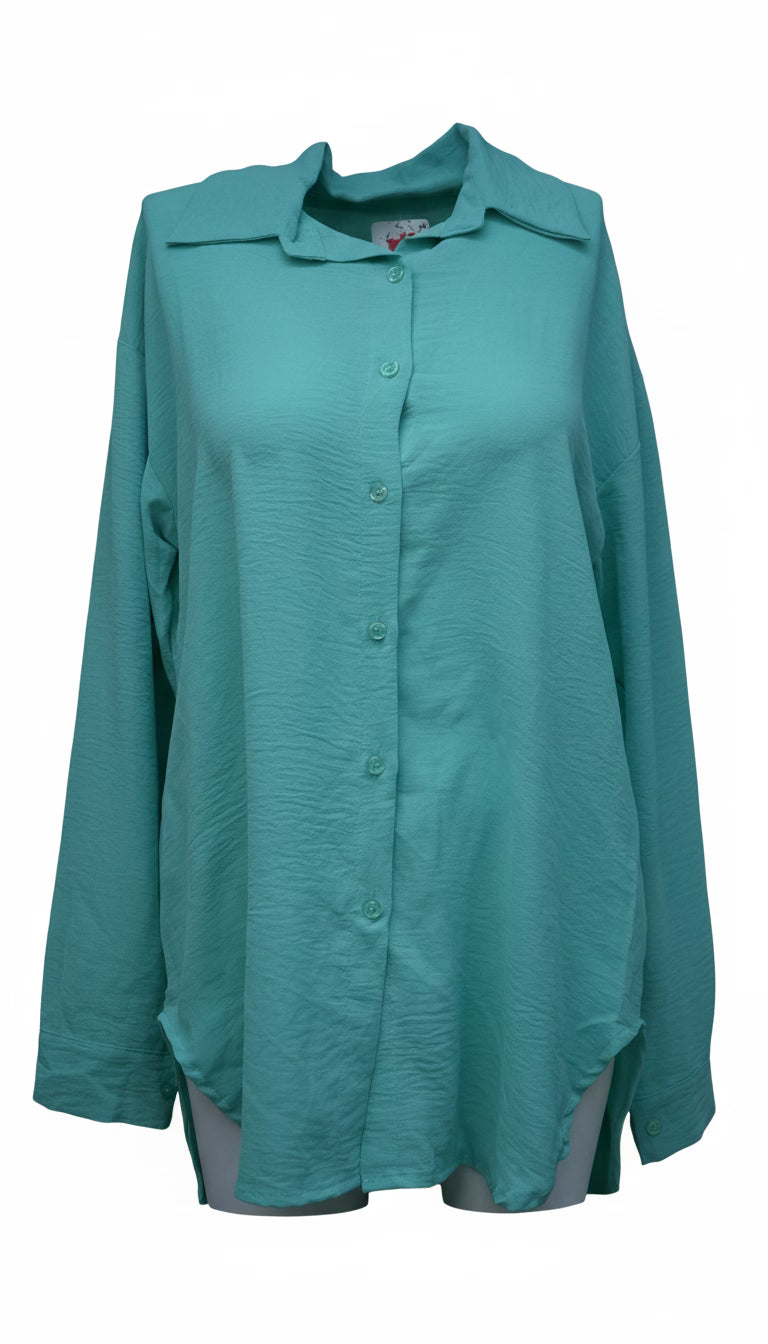 Cămașă lejeră oversize versatila - OK Lux. All rights reserved. - Shirts -