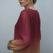 Bluză din Vascoză cu Elastan, Talie Unică - OK Lux. All rights reserved. - Blouses - 