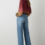 Bluză din Vascoză cu Elastan, Talie Unică - OK Lux. All rights reserved. - Blouses - 