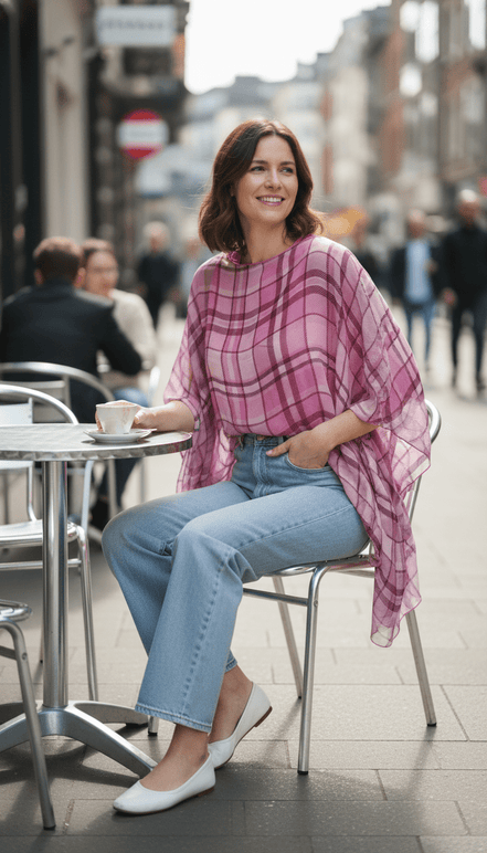 Bluză din Vascoză cu Mâneci Scurte în Formă de Fluture - OK Lux. All rights reserved. - Blouses - 