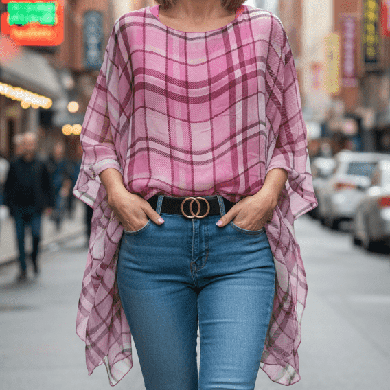 Bluză din Vascoză cu Mâneci Scurte în Formă de Fluture - OK Lux. All rights reserved. - Blouses - 