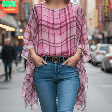 Bluză din Vascoză cu Mâneci Scurte în Formă de Fluture - OK Lux. All rights reserved. - Blouses - 