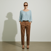 Bluză lejeră nuanță albastru ciel - OK Lux. All rights reserved. - Blouses - SKY BLUE - 