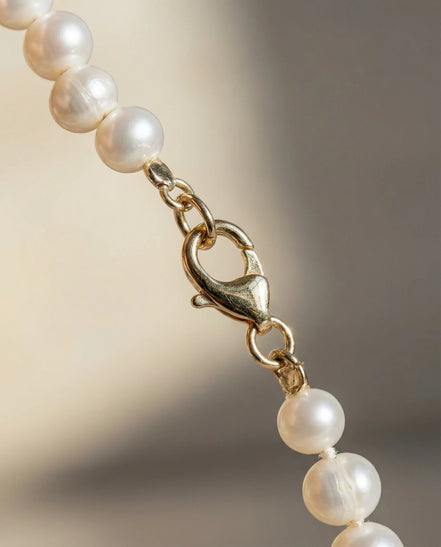 Brățară din perle de cultură tip AAA, cu închizătoare din argint - OK Lux. All rights reserved. - Bijuterii - 