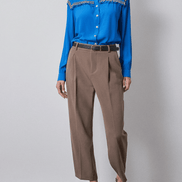 Cămașă albastră cu detalii ștrasuri - OK Lux. All rights reserved. - Shirts - BLUE - 