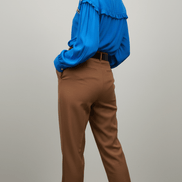 Cămașă albastră cu detalii ștrasuri - OK Lux. All rights reserved. - Shirts - BLUE - 