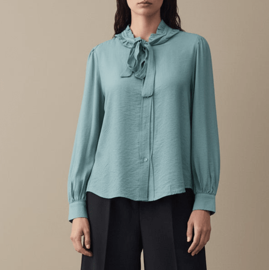 Cămașă clasică, cu croială scurtă - OK Lux. All rights reserved. - Shirts - GREEN - 