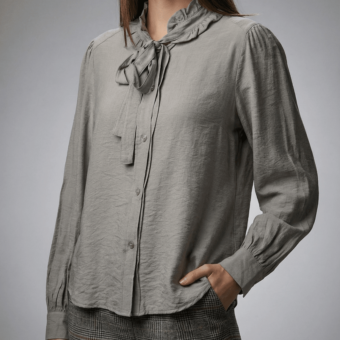 Camasă gri închis cu design urban - OK Lux. All rights reserved. - Shirts - GREY - 