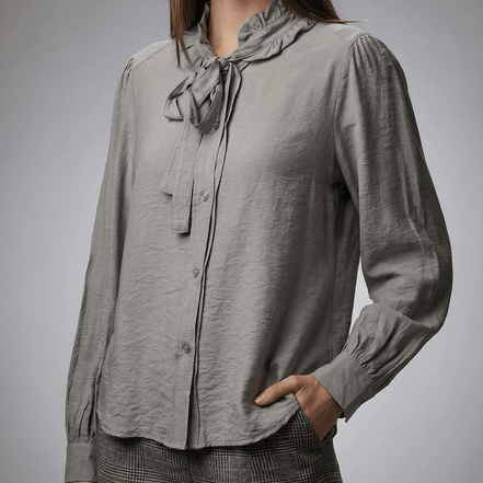 Camasă gri închis cu design urban - OK Lux. All rights reserved. - Shirts - GREY - 