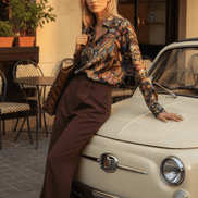 Cămașă gri lejeră, mărime universală - OK Lux. All rights reserved. - Shirts - GRAY - 