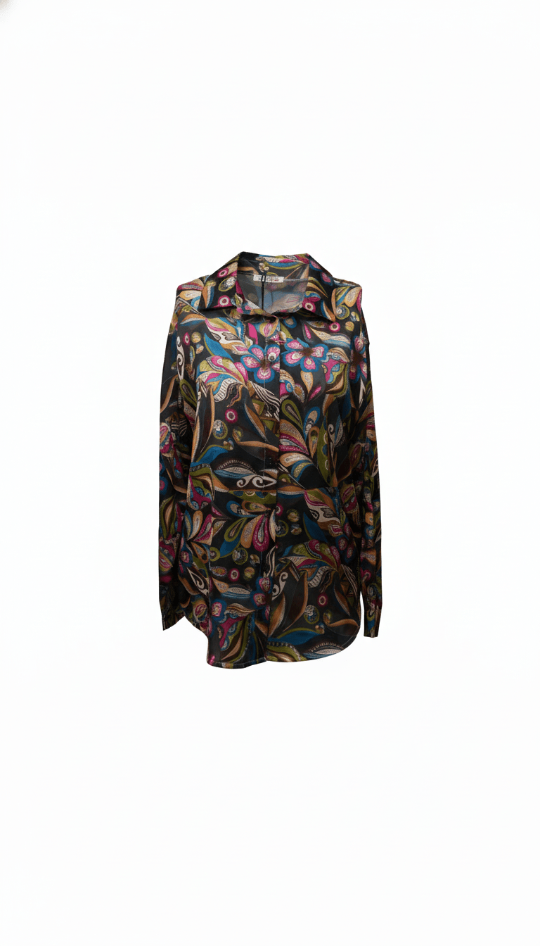 Cămașă gri lejeră, mărime universală - OK Lux. All rights reserved. - Shirts - GRAY - 