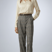 Camasă gri modernă cu croi relaxat - OK Lux. All rights reserved. - Shirts - BLACK - 