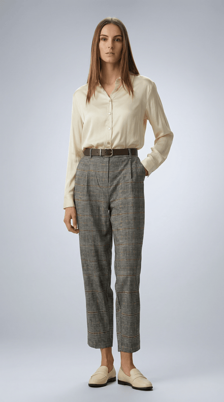 Camasă gri modernă cu croi relaxat - OK Lux. All rights reserved. - Shirts - BLACK - 