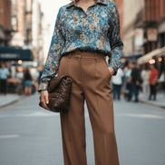 Cămașă lejeră turcoaz, stil relaxat - OK Lux. All rights reserved. - Shirts - TURQUOISE - 