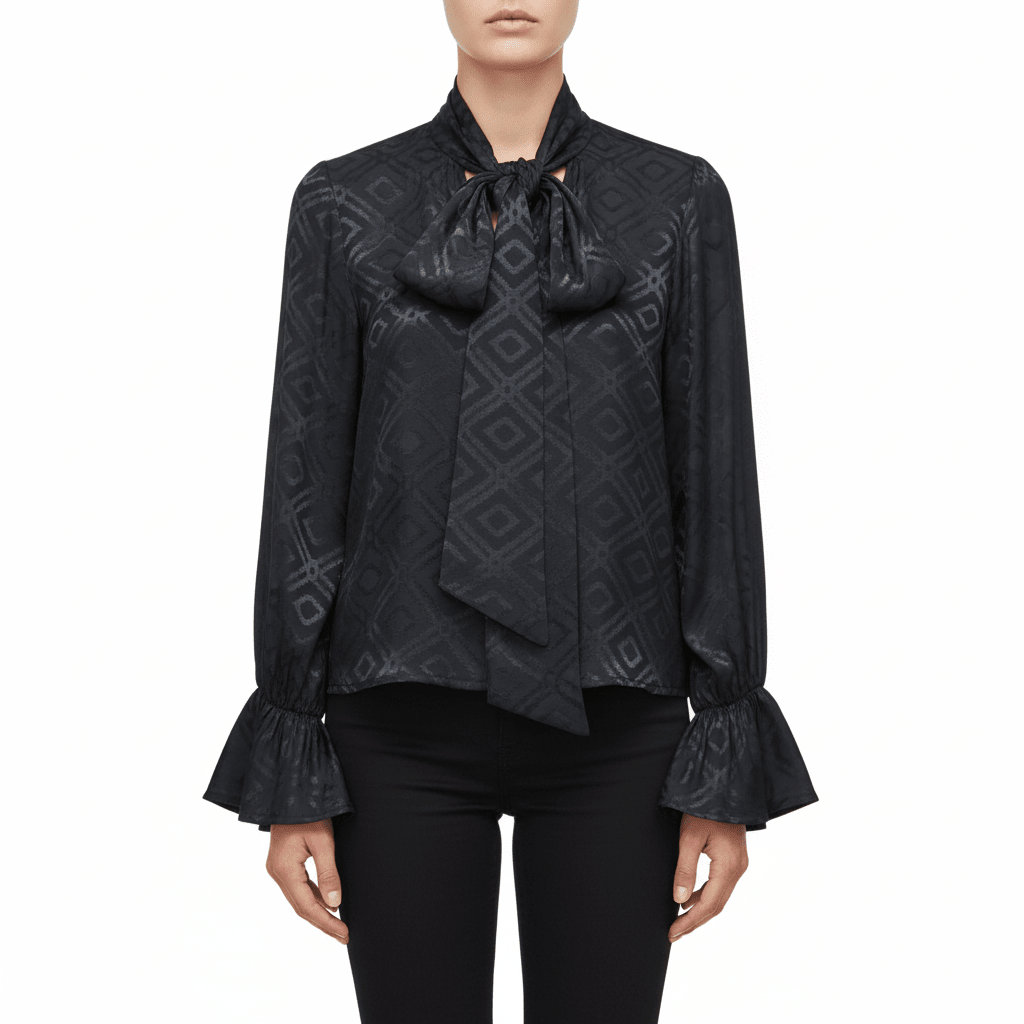 Camasă neagră office cu croi modern - OK Lux. All rights reserved. - Shirts - BLACK - 