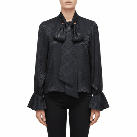 Camasă neagră office cu croi modern - OK Lux. All rights reserved. - Shirts - BLACK - 