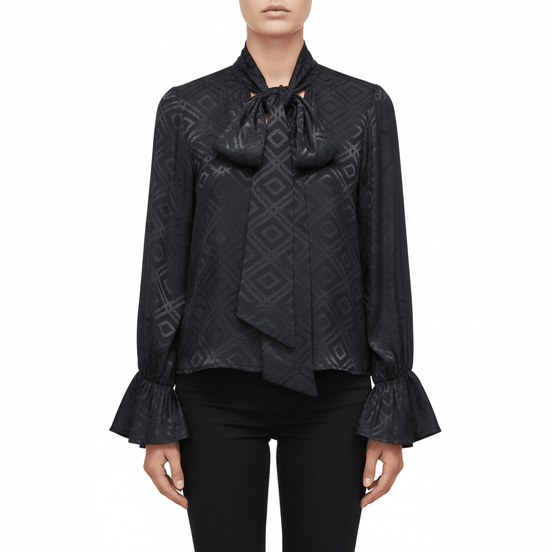 Camasă neagră office cu croi modern - OK Lux. All rights reserved. - Shirts - BLACK - 