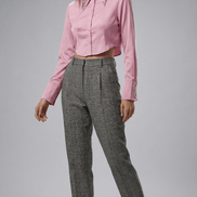 Camasă roz cu aspect rafinat - OK Lux. All rights reserved. - Shirts - PINK - 