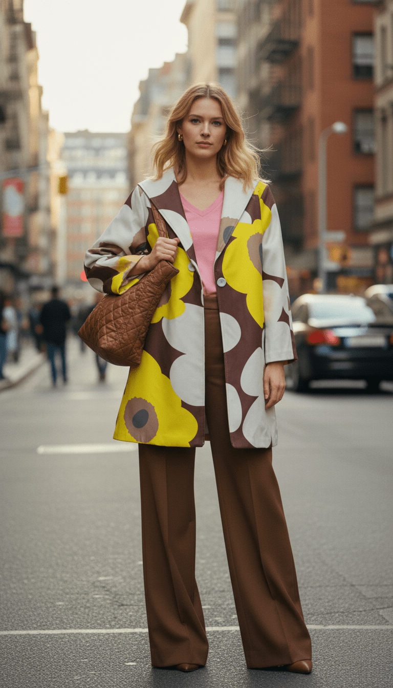 Cardigan bej floral cu croială fluidă - OK Lux. All rights reserved. - Cardigans - BEIGE - 