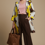 Cardigan bej floral cu croială fluidă - OK Lux. All rights reserved. - Cardigans - BEIGE - 