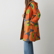 Cardigan Flower în A portocaliu - OK Lux. All rights reserved. - Cardigans - ORANGE - 