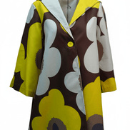 Cardigan galben lejer în formă de A - OK Lux. All rights reserved. - Cardigans - YELLOW - 