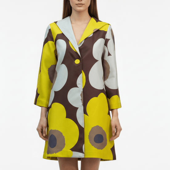 Cardigan galben lejer în formă de A - OK Lux. All rights reserved. - Cardigans - YELLOW - 