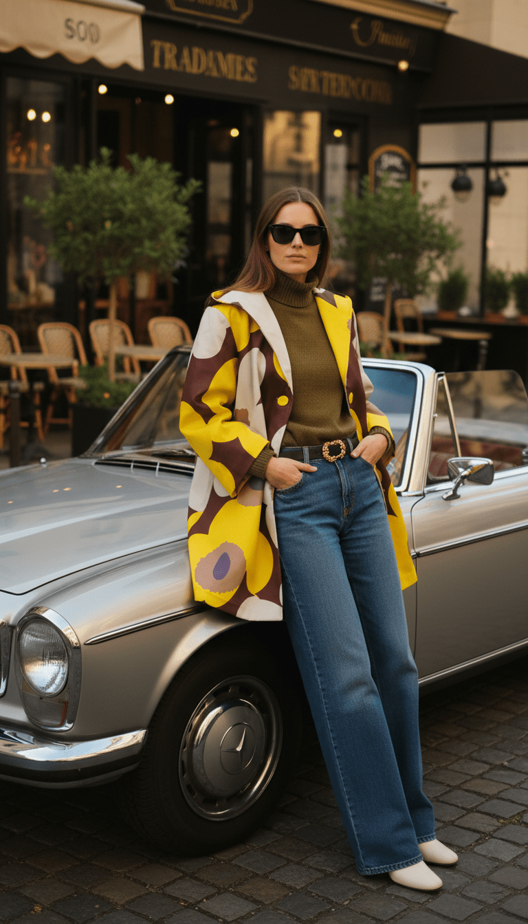 Cardigan galben lejer în formă de A - OK Lux. All rights reserved. - Cardigans - YELLOW - 