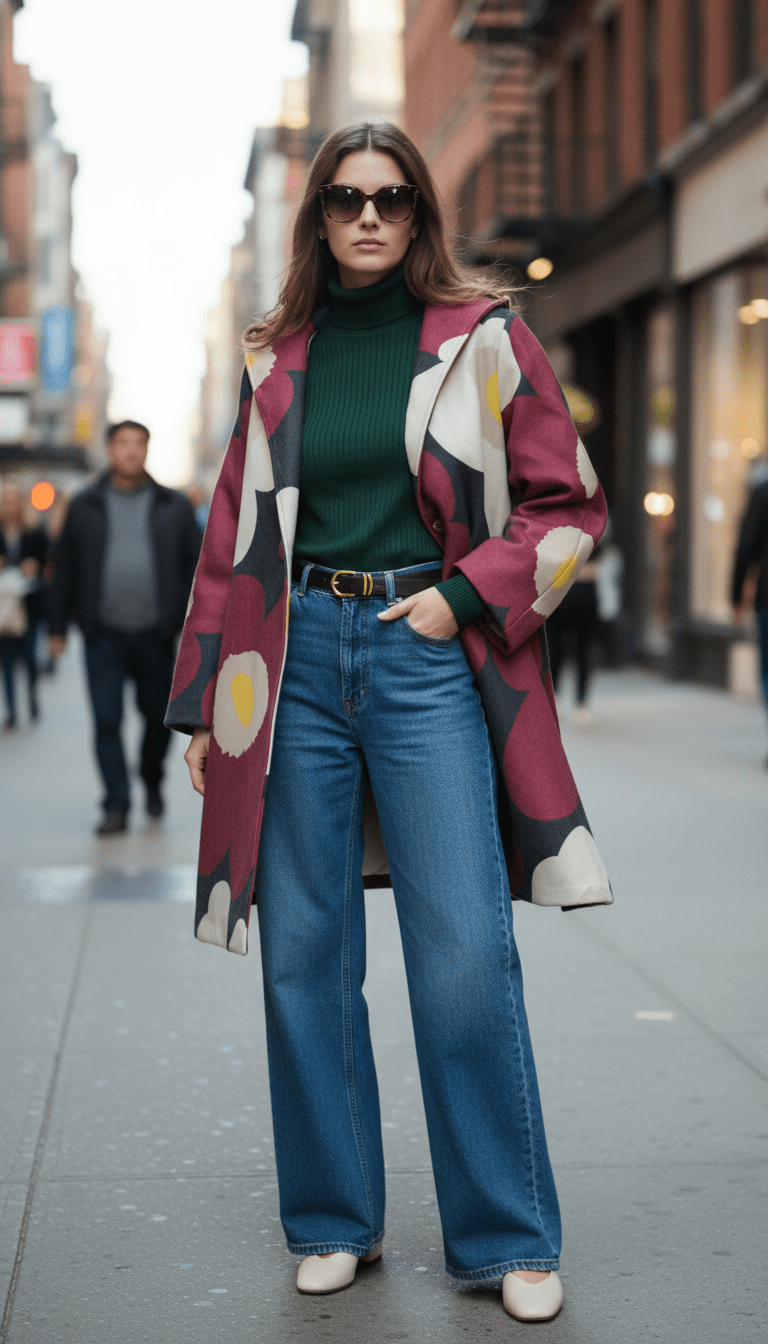 Cardigan grena fluid cu imprimeu floral - OK Lux. All rights reserved. - Cardigans - 