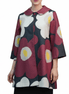 Cardigan grena fluid cu imprimeu floral - OK Lux. All rights reserved. - Cardigans - 