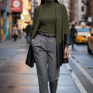 Cardigan verde kaki cu imprimeu, stil urban - OK Lux. All rights reserved. - Cardigans - KHAKI GREEN - 