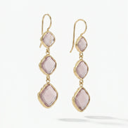 Cercei Cat Eye Drop – Oțel placat Aur 24K - OK Lux. All rights reserved. - Earrings - 