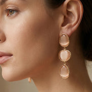 Cercei Cat Eye Elegance – Oțel placat Aur 24K - OK Lux. All rights reserved. - Earrings - 