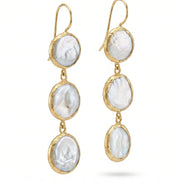 Cercei Classic Pearl – Oțel placat Aur 24K - OK Lux. All rights reserved. - Earrings - 