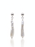 Cercei din argint 925 cu perle naturale Baroque de 4 cm - OK Lux. All rights reserved. - Earrings - 