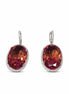 Cercei din argint 925 cu sultanit și zirconii - OK Lux. All rights reserved. - Earrings - 
