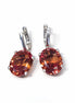 Cercei din argint 925 cu sultanit și zirconii - OK Lux. All rights reserved. - Earrings - 