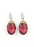 Cercei din argint 925 cu sultanit și zirconiu - OK Lux. All rights reserved. - Earrings - 