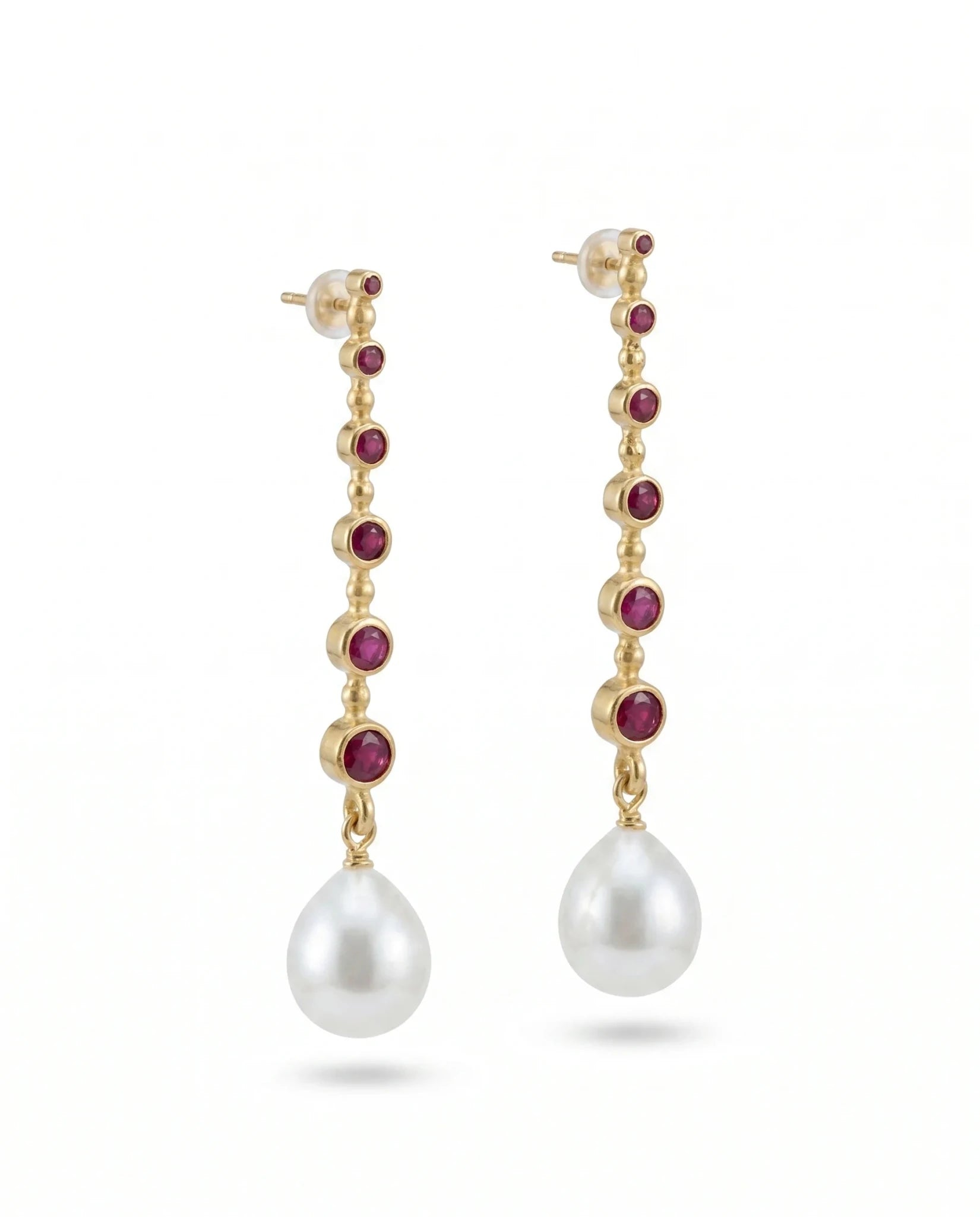 Cercei Pearl Blush – Oțel placat Aur 24K - OK Lux. All rights reserved. - Earrings - 