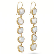 Cercei Pearl Classic – Oțel placat Aur 24K - OK Lux. All rights reserved. - Earrings - 