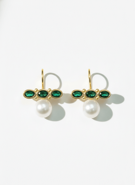 Cercei Pearl Dream – Aur 24K - OK Lux. All rights reserved. - Earrings - 