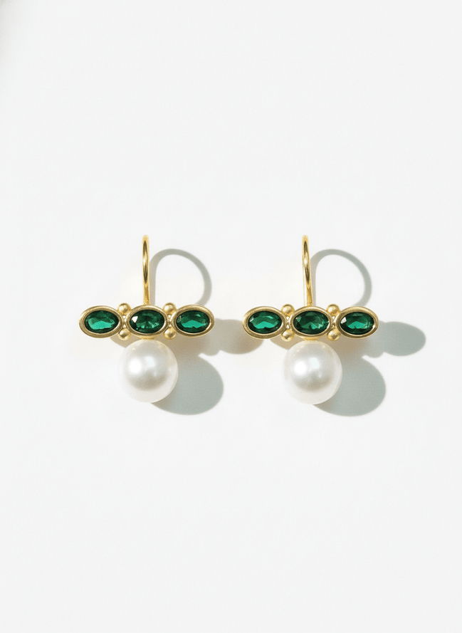 Cercei Pearl Dream – Aur 24K - OK Lux. All rights reserved. - Earrings - 