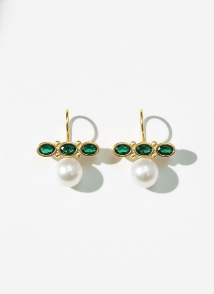 Cercei Pearl Dream – Aur 24K - OK Lux. All rights reserved. - Earrings - 