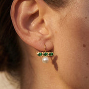 Cercei Pearl Dream – Oțel placat Aur 24K - OK Lux. All rights reserved. - Earrings - 