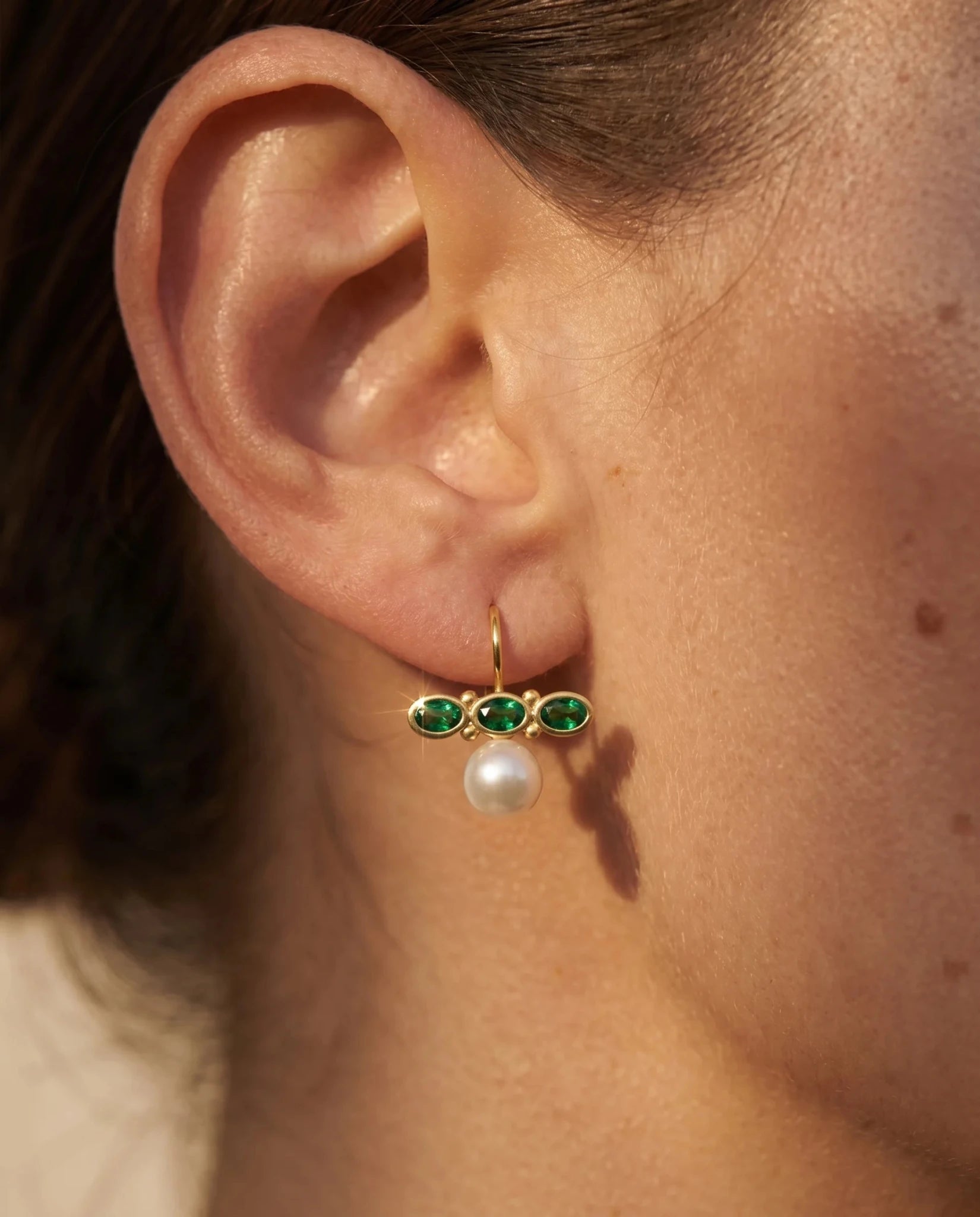 Cercei Pearl Dream – Oțel placat Aur 24K - OK Lux. All rights reserved. - Earrings - 