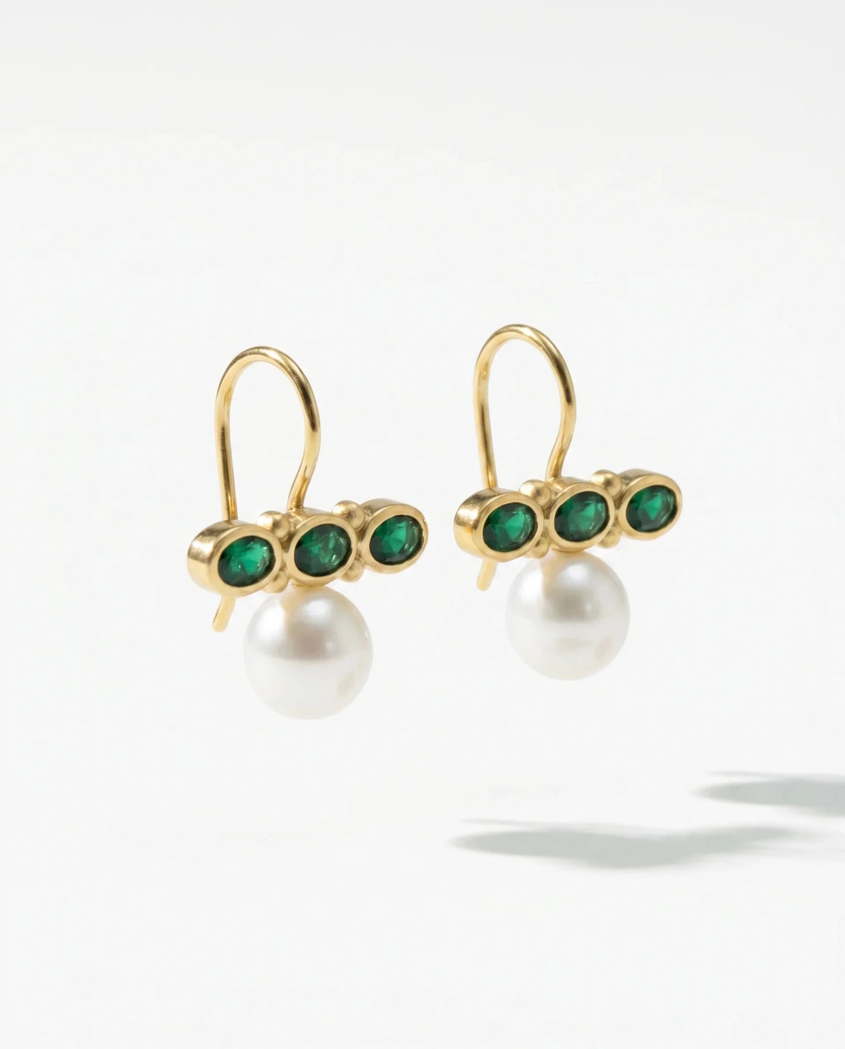 Cercei Pearl Dream – Oțel placat Aur 24K - OK Lux. All rights reserved. - Earrings - 