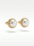 Cercei Pearl Drop – Oțel placat Aur 24K - OK Lux. All rights reserved. - Earrings - 