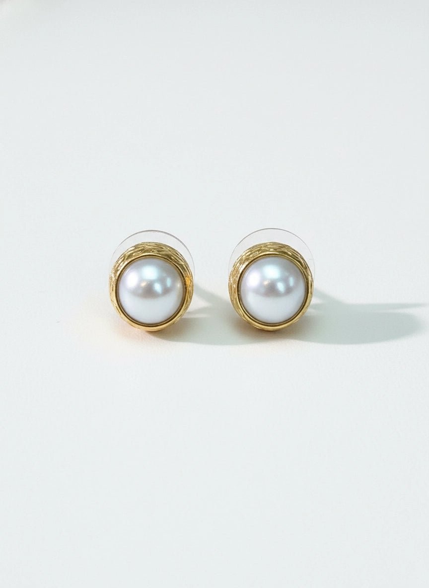 Cercei Pearl Drop – Perle pe Aur 24K - OK Lux. All rights reserved. - Earrings - 