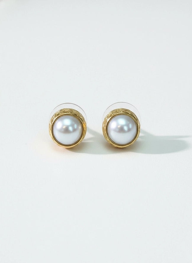Cercei Pearl Drop – Perle pe Aur 24K - OK Lux. All rights reserved. - Earrings - 